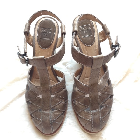 Frye Mayr Vintage Ankle Wedge - Picture 4 of 6